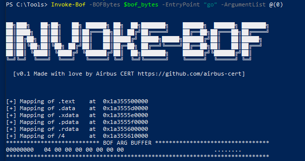 Invoke-Bof now resolves all external functions